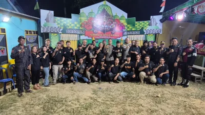 Dekat Dengan Masyarakat, Ps. Kasat Binmas Hadiri Pertunjukan Kesenian Kuda Lumping
