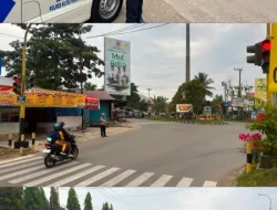 Wujudkan Kamseltibcarlantas, Satlantas Polres Kukar Intensifkan Strong Point di Pagi Hari