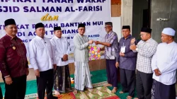 Menteri Nusron Serahkan Sertipikat Wakaf dan Bantuan dari MUI Untuk Masjid Salman Alfarisi Aceh Tamiang