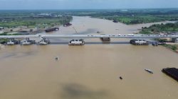 Dukung Pembangunan Tol Palembang – Betung, HKA Rampungkan Pekerjaan Hotmix Jembatan Musi