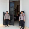 Ciptakan Rasa Aman dan Nyaman, Polsek Tenggarong Seberang Laksanakan Pengamanan Ibadah Minggu