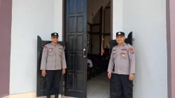 Ciptakan Rasa Aman dan Nyaman, Polsek Tenggarong Seberang Laksanakan Pengamanan Ibadah Minggu