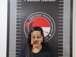 Seorang Perempuan Diamankan Satresnarkoba Polres Kukar, Terbukti Bawa 0,54 Gram Sabu