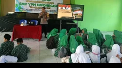 Polsek Tenggarong Seberang Berikan Sosialisasi Bahaya Bullying, Narkoba Dan Judi Online Bagi Pelajar