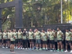 Dandenpom XIV/4 Makassar Pimpin Olahraga Bersama dan Aksi Bersih Markas, Perkuat Kebugaran, Disiplin, serta Soliditas Personel