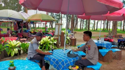 Lewat Patroli Polsek Samboja Cegah Aksi Premanisme Dan Pungutan Liar, Warga Dihimbau Untuk Segera Lapor