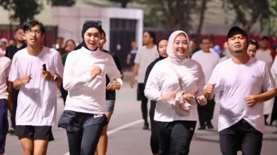 Rehat Sejenak dari Aktivitas Kantor, Kementerian ATR/BPN Adakan Slow Run Rutin Sepulang Kerja