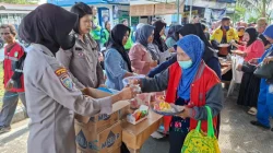 Polres Kukar Hadirkan Makan Gratis dan Layanan Kesehatan Gratis, Wujud Hadirnya Polri Ditengah Masyarakat