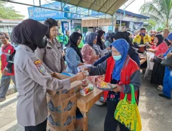 Polres Kukar Hadirkan Makan Gratis dan Layanan Kesehatan Gratis, Wujud Hadirnya Polri Ditengah Masyarakat