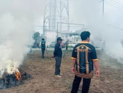 Polsek Kota Bangun Ikuti Kegiatan Gotong Royong Dalam Rangka Menyambut HUT RI Ke-81