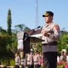 Kapolres Kukar Pimpin Pelaksanaan Korp Raport Kenaikan Pangkat Pengabdian Personel Polres Kukar