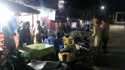 Tekan Aksi Premanisme, Personel Polsek Samboja Laksanakan Patroli Dalam Rangka Menjaga Gangguan Kamtibmas