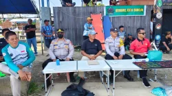Polsek Kota Bangun Amankan Turnamen Sepak Bola Martadipura Cup 3