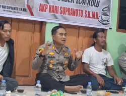 Ngopi Bareng Polsek Loa Kulu, Jalin Kedekatan Dengan Masyarakat