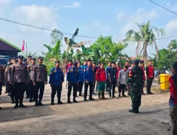 Perkuat Sinergi Antisipasi Kebakaran Hutan dan Lahan, Polsek Sebulu Hadiri Kegiatan Apel Kesiapsiagaan Karhutla