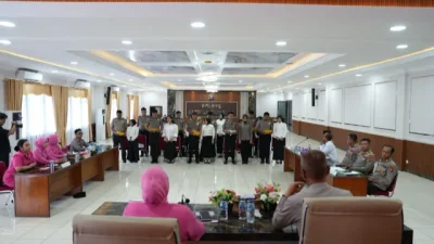 Sembilan Anggota Polres Kukar Jalani Sidang Perkawinan di Mapolres Kukar