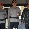 Kapolres Kukar Hadiri Serah Terima dan Pisah Sambut Danmen I Pelopor Pasbrimob II