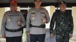 Kapolres Kukar Hadiri Serah Terima dan Pisah Sambut Danmen I Pelopor Pasbrimob II