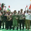 Kapolres Kukar Hadiri Kegiatan Launching dan Peresmian Pembangunan Jembatan serta Sumber Air Bersih Secara Virtual di Desa Jembayan