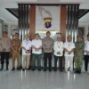 Kapolres Kukar Terima Kunjungan dan Silaturahmi Pemangku Adat Dayak Tabang di Mapolres Kukar