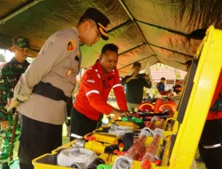 Polres Kukar Gelar Apel Kesiapsiagaan Karhutla dan Antisipasi El Nino