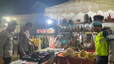 Polsek Tabang Amankan Pesta Rakyat dan UMKM dalam Rangka HUT ke-81 Kemerdekaan RI