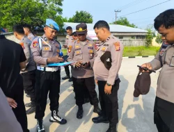 Polsek Kota Bangun Gelar Gaktibplin, Pastikan Personel Disiplin dan Bersih dari Judol serta Pinjol