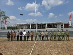 Kapolres Kukar Hadiri Kegiatan Kunjungan Panglima Kopassus dan Penanaman Pohon di Markas Grup 4 Kopassus