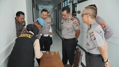 Kapolres Kukar Dampingi Gaktibplin Bidpropam dan Pusdokkes Polri, Tekankan Disiplin dan Profesionalisme Personel