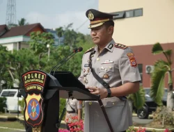 Polres Kukar Gelar Upacara Hari Juang Polri 2026, Teguhkan Semangat Pengabdian dan Perjuangan