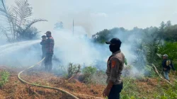 Polsek Muara Muntai Gerak Cepat Tangani Karhutla, Tim Gabungan Kendalikan Kebakaran Lahan ±100 Hektare