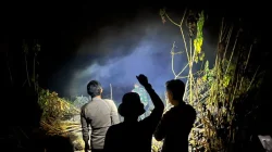 Polsek Tabang Gerak Cepat Tangani Karhutla di KM 10 Desa Buluk Sen, Dua Hektare Lahan Terbakar