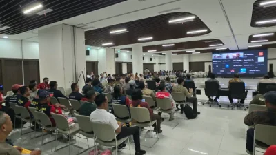 Polres Kukar Ikuti Rakor Klasterisasi Pemantauan dan Penanganan Karhutla di Kawasan IKN