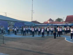 Polres Kukar Gelar Samjas Berkala Semester II, Jaga Kebugaran dan Kesiapan Personel