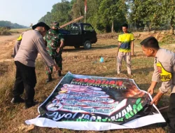 Cegah Karhutla, Polsek Anggana Bersama TNI dan Masyarakat Gencarkan Sosialisasi