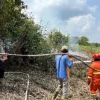 Cegah Karhutla di Cagar Alam, Polsek Muara Kaman Bersama BKSDA dan Manggala Agni Gencarkan Patroli