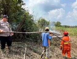 Cegah Karhutla di Cagar Alam, Polsek Muara Kaman Bersama BKSDA dan Manggala Agni Gencarkan Patroli