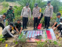 Cegah Karhutla, Polsek Tabang Pasang Spanduk Imbauan di Sejumlah Titik