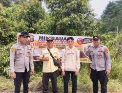 Tak Sekadar Pasang Spanduk, Polsek Muara Kaman Ajak Warga Jadi Garda Terdepan Cegah Karhutla