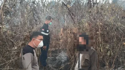 Terungkap! Polisi Amankan Pria Diduga Bakar Lahan di Kawasan Otorita IKN Loa Janan