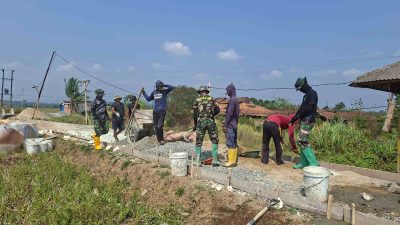 Satgas TMMD Ke-129 Pacu Pembangunan Sasaran 3, Semangat Gotong Royong Tak Pernah Padam