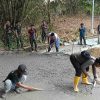 Menyatukan Desa, Menyatukan Harapan: Satgas TMMD Ke-129 dan Warga Bangun Jalan  Sasaran 4 dengan Semangat Gotong Royong