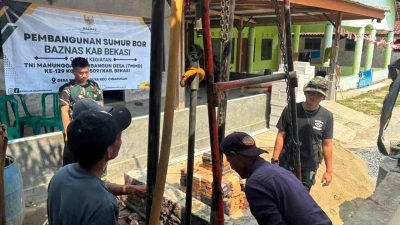 Satukan Langkah, Membangun Negeri dari Desa: TMMD Ke-129 Bersama BAZNAS Bangun Sumur Air Bersih