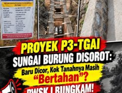 Proyek P3-TGAI Sungai Burung Disorot: Baru Dicor, Kok Tanahnya Masih “Bertahan”?, BWSK I Bungkam!