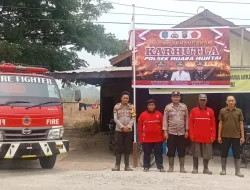 Cegah Api Meluas, Posko Karhutla Muara Leka Perkuat Siaga dan Deteksi Dini