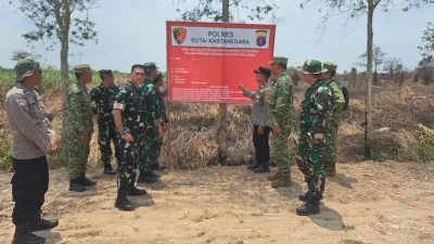 Polsek Sanga Sanga Aktif Cegah Karhutla, Warga Pendingin Didorong Jadi Garda Terdepan