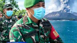 Erupsi Gunung Krakatau, Babinsa Pebayuran Ingatkan Warga Tetap Waspada