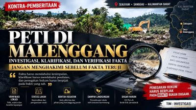 Polemik Pemberitaan PETI Malenggang, Status Lahan dan Dugaan Kerusakan Perlu Diklarifikasi