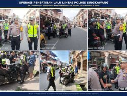Polres Singkawang Gelar Operasi Patuh Kapuas 2026, 15 Pengendara Ditilang dan 30 Ditegur