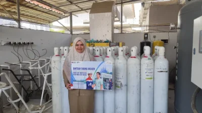 PGN Salurkan 149 Tabung Oksigen, Dukung Pemulihan Layanan Kesehatan di Sumatera Utara dan Aceh